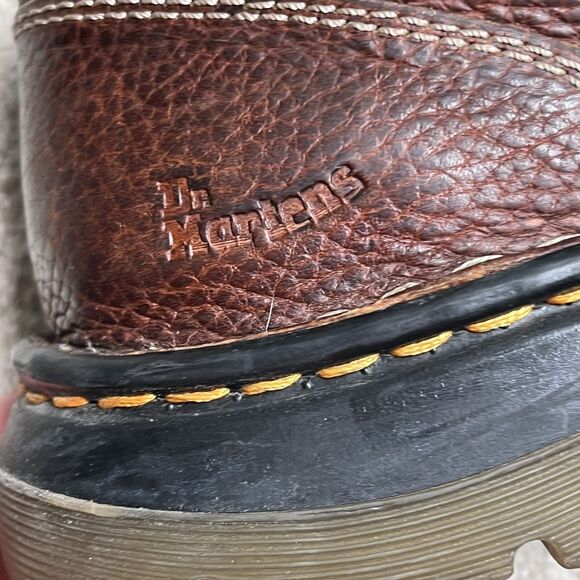 Dr. Doc Martens Ripley Leather Oxford Shoes Mens 11 Brown Split Toe Lace Up main image 9